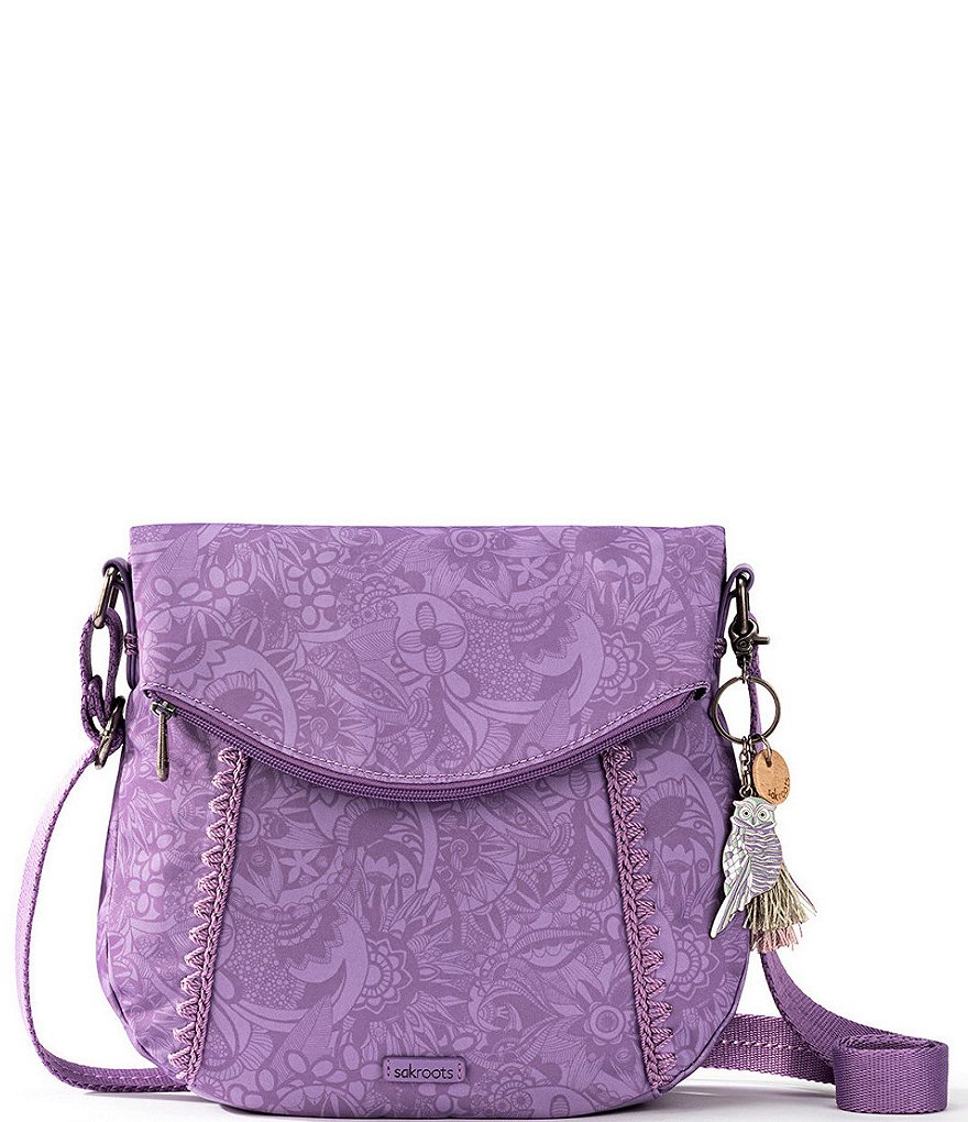 Sakroots Artist Circle Foldover Crossbody Bag