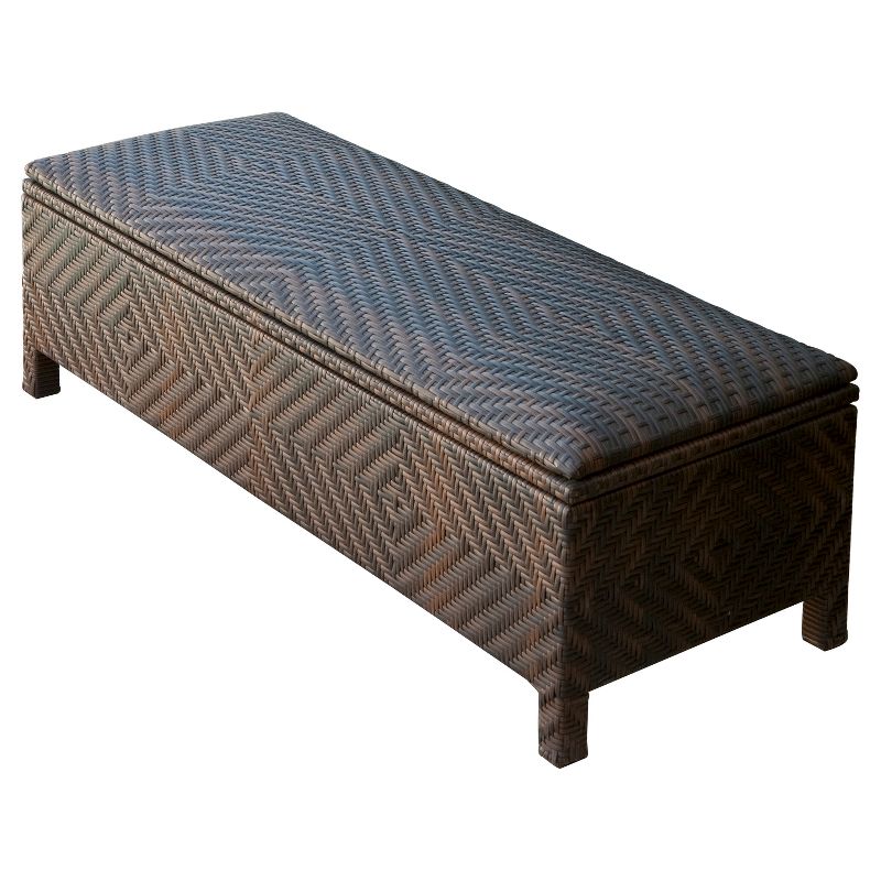 Wood Outdoor Bench in Natural Brown-Pemberly Row
