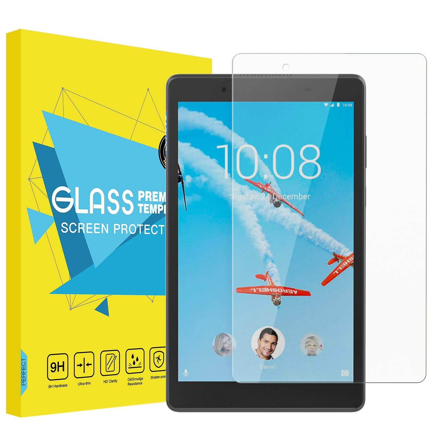 MoKo Screen Protector Replacement for Lenovo Tab E8, Anti-Scratch Bubble-Free Ultra Clear 9H Hardness Tempered Glass Film for Lenovo Tab E8 TB-8304F 2019 Tablet - Clear