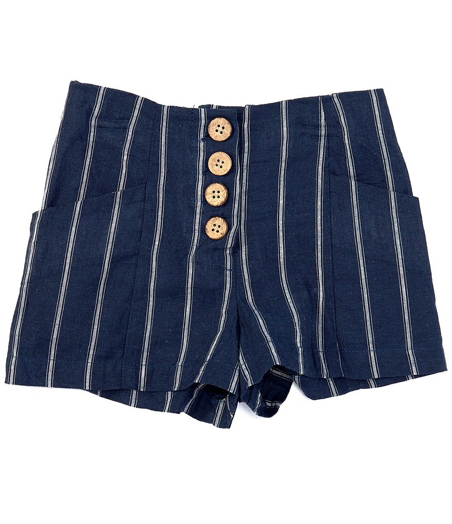 Hippie Girl Little Girls 4-6X Tie-Dye French Terry Dolphin Shorts