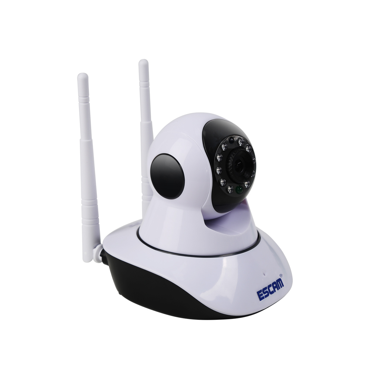 ESCAM G02 Dual Antenna 720P Pan/Tilt WiFi IP IR Camera Support ONVIF Max Up to 128GB Video Monitor