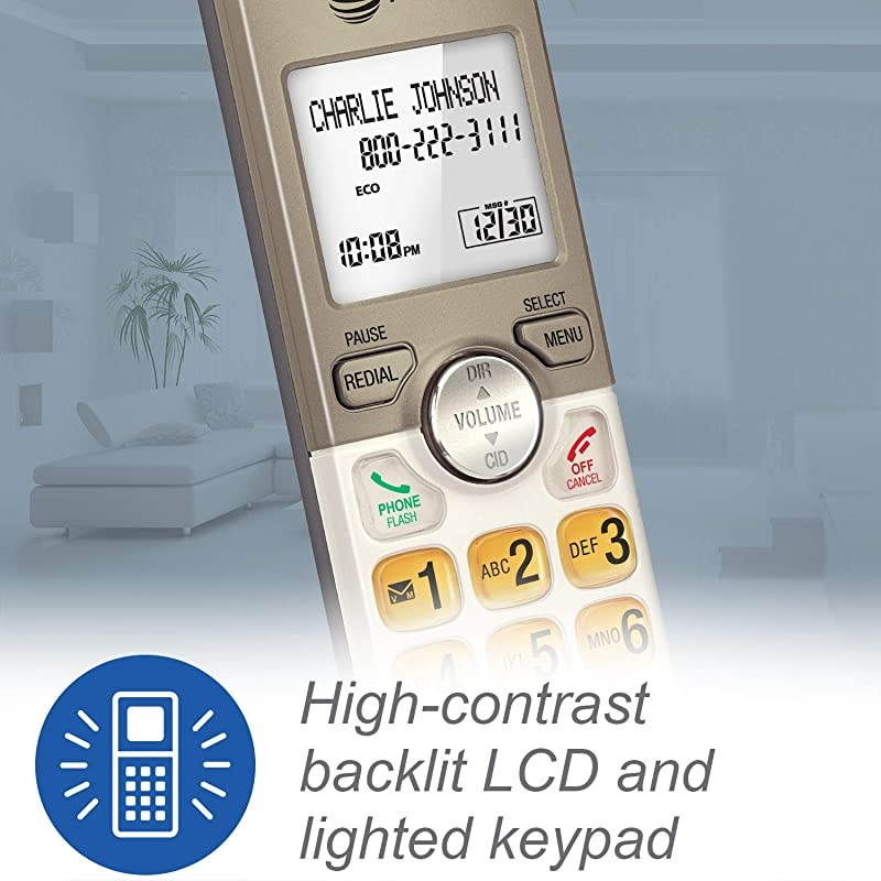 EL51103 DECT 60 Phone with Caller IDCall Waiting 1 Cordless Handset Silver