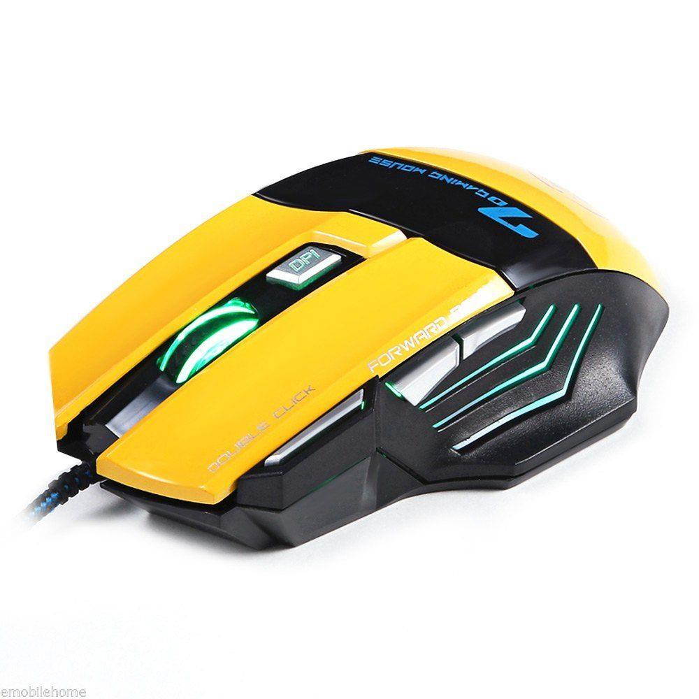 Estone X7 3200DPI LED Optical 7D USB Wired Gaming Mouse