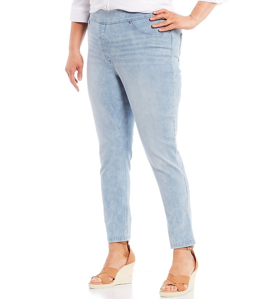 Westbound Plus Size the HIGH RISE fit Denim Skinny Cropped Pants