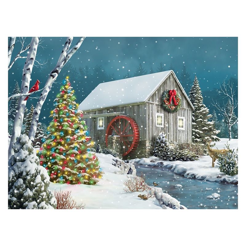 Springbok The Falling Snow Puzzle 500pc