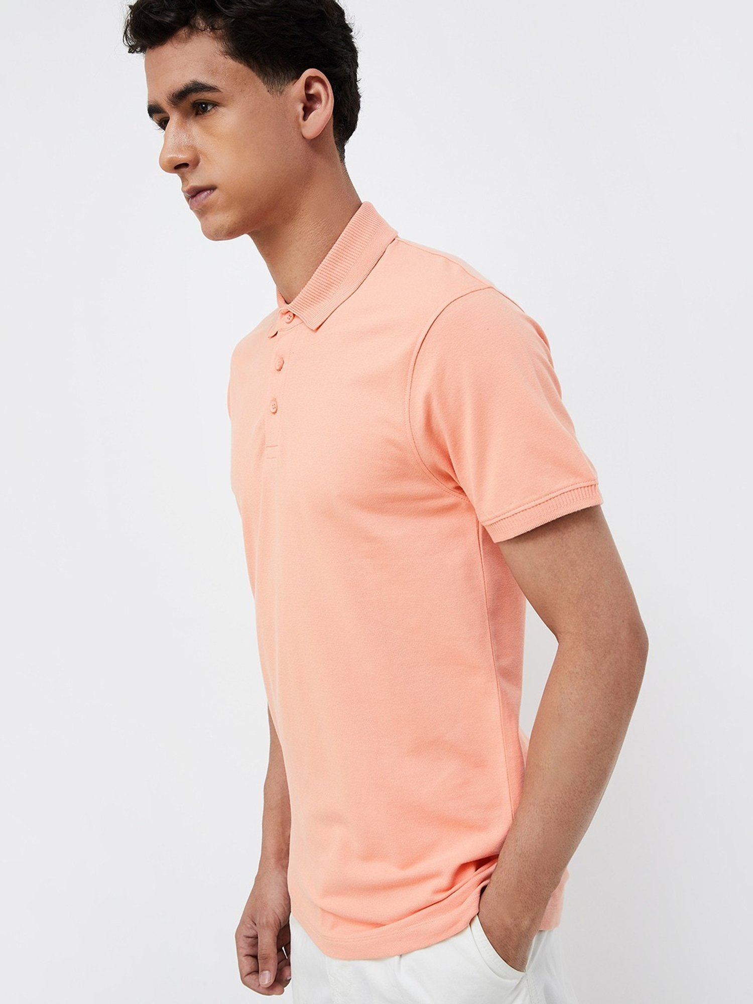 Forca Peach Regular Fit T-Shirt