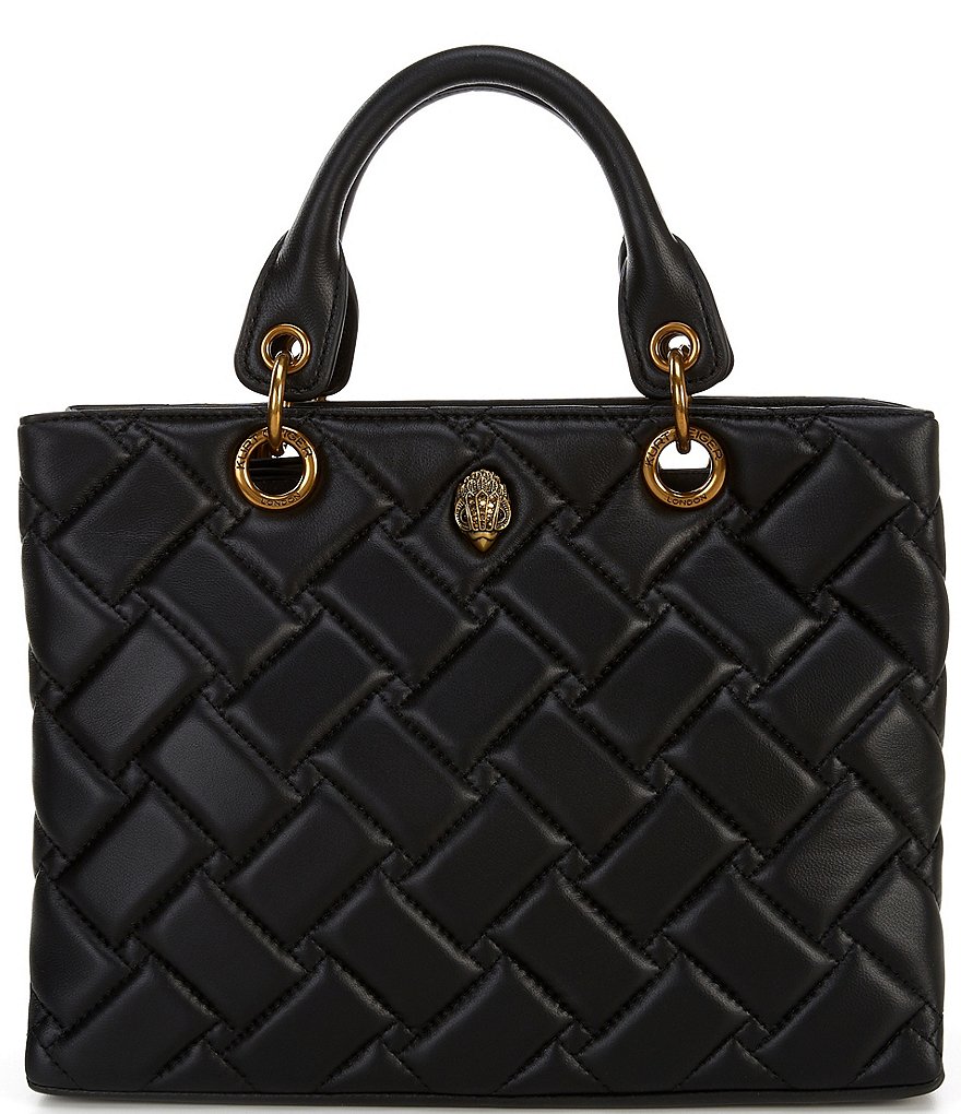 Kurt Geiger London Large Quilted Satchel Tote Bag