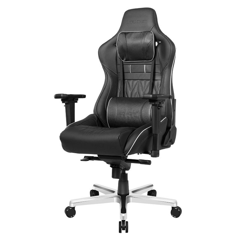 AKRacing Masters Series Pro Deluxe XL Gaming Chair Genuine Brazilian Leather, Black (AK-PRO-DL)