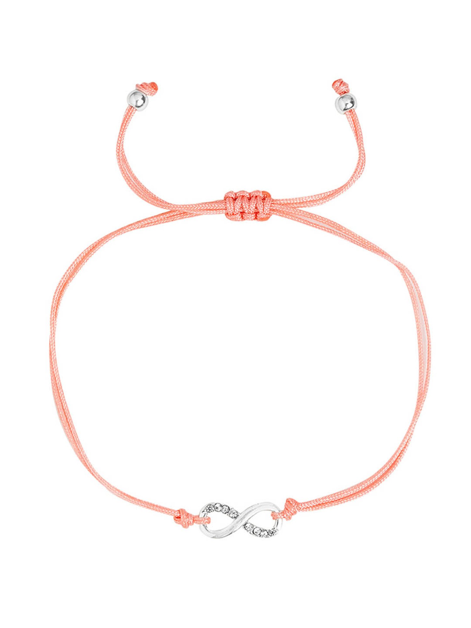 Accessorize London Pink Eternity Friendship Bracelet for Women