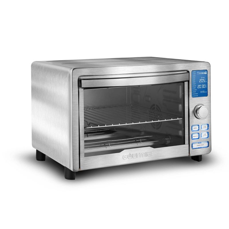Gourmia Digital Stainless Steel Toaster Oven Air Fryer – Silver