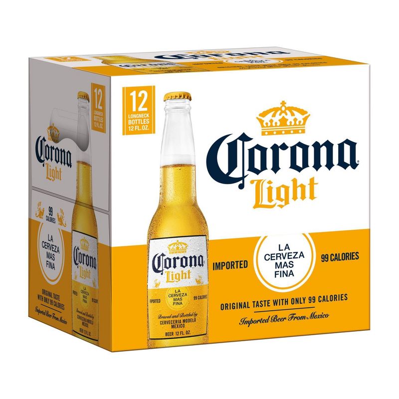 Corona Light Lager Beer - 12pk/12 fl oz Bottles