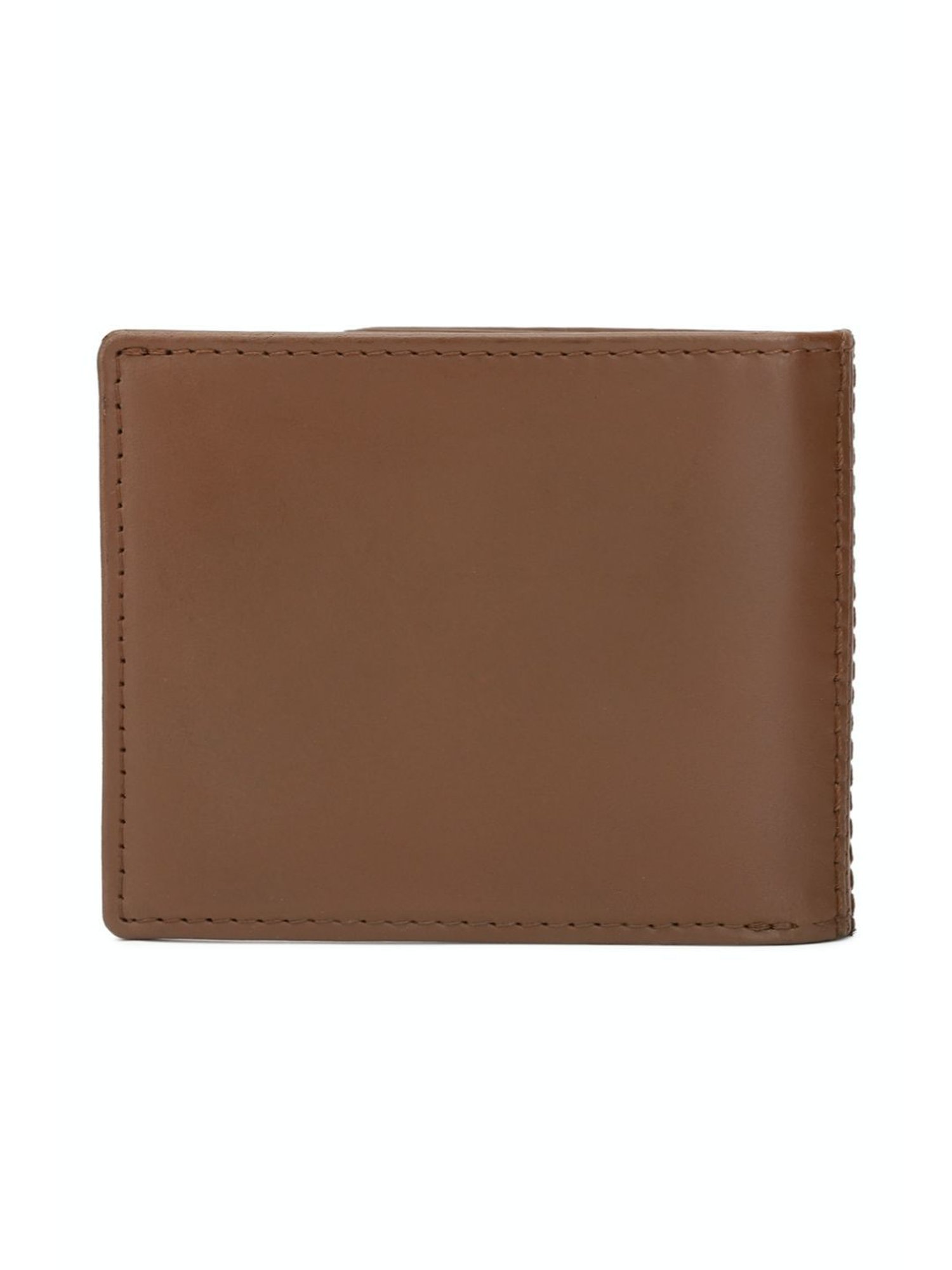 Van Heusen Brown Solid Bi-Fold Wallet for Men