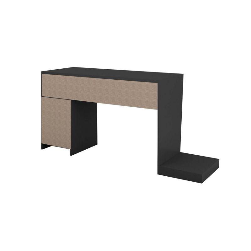 Randalls Gamer Desk 1.0 with 2 Drawers Black - Manhattan Comfort