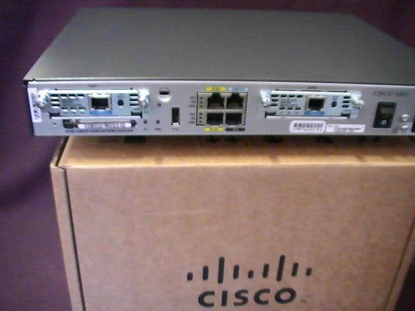 smartrouterx 1841 ROUTER 384D/128F Adv IOS w/2x WIC-1DSU-T1-V2 1-Year Warranty CCIE LAB