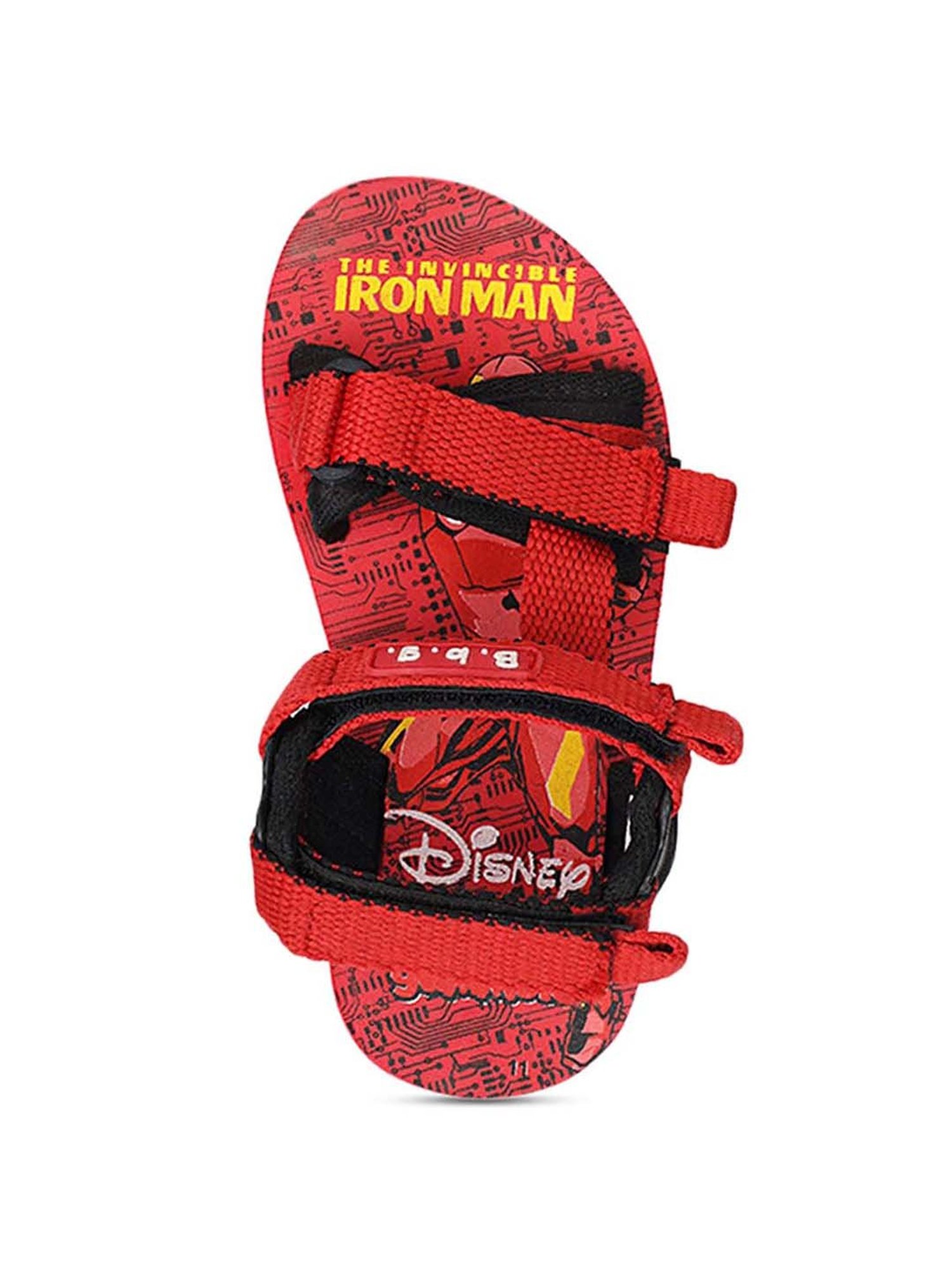 Disney by Bata Kids Red Floater Sandals