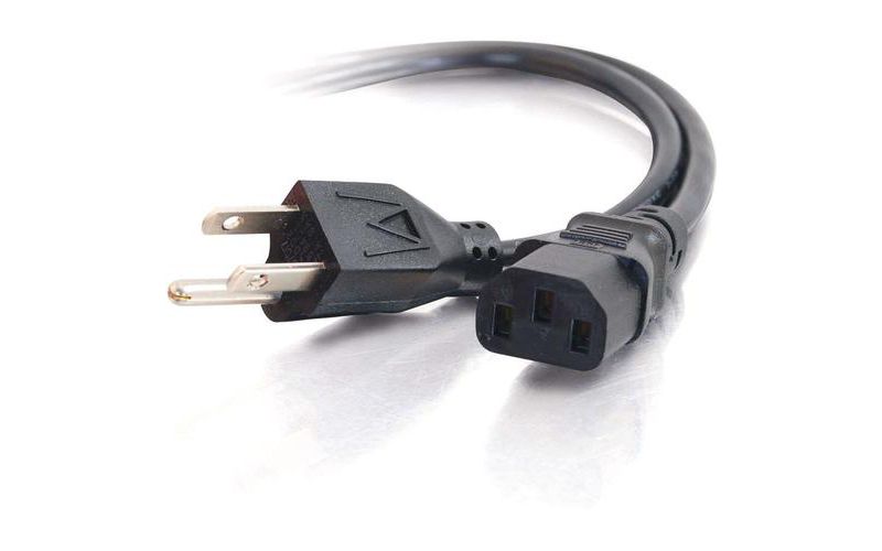C2G 4ft 16 AWG Universal Power Cord (NEMA 5-15P to IEC320C13) - C2G 4ft 16 AWG Universal Power Cord (NEMA 5-15P to IEC320C13) (TAA Compliant)