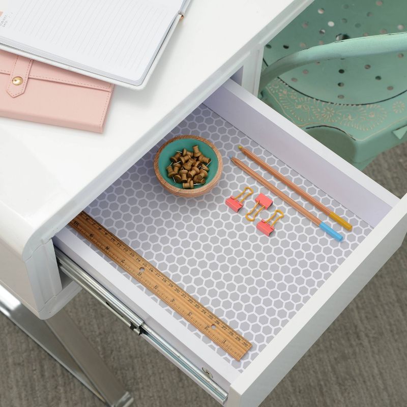 Con-Tact 18"x20ft Adhesive Simple Honeycomb Gray