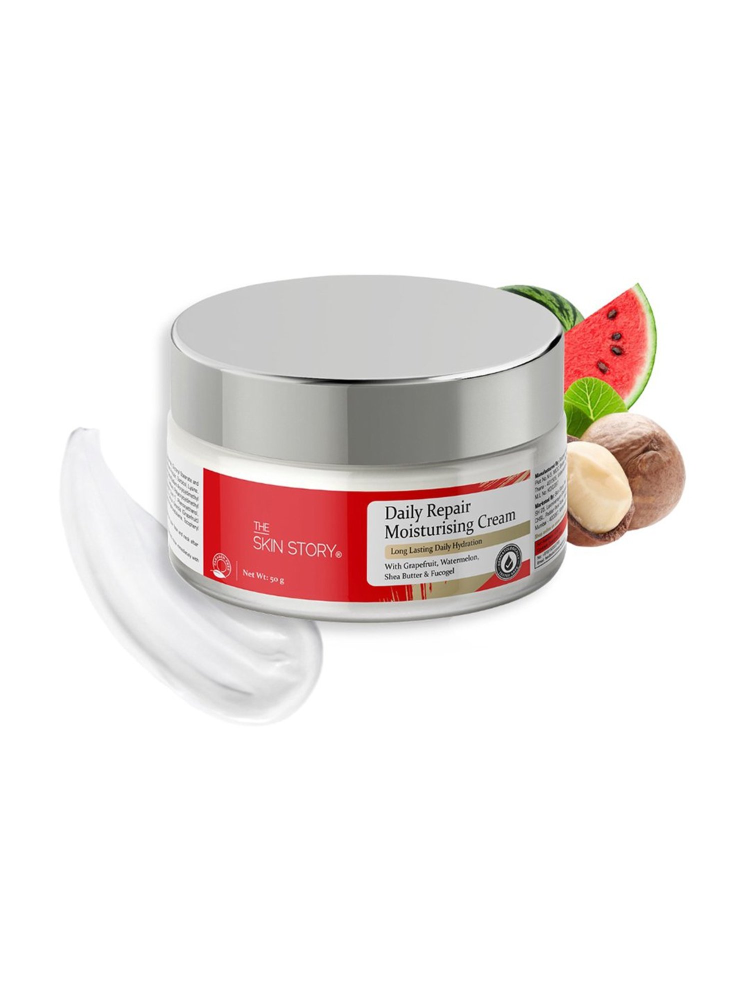 The Skin Story Watermelon & Shea Butter Daily Repair Moisturising Cream - 50 gm