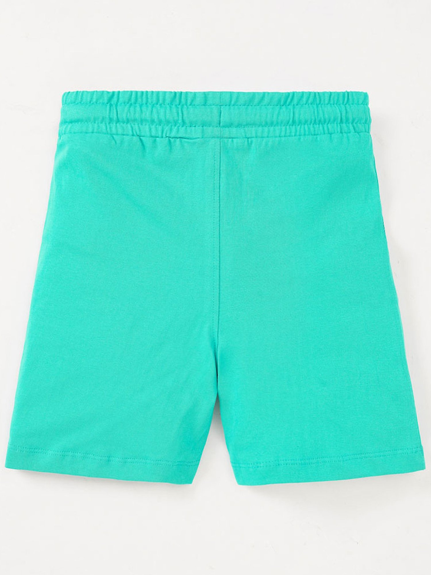 Ed-a-Mamma Kids Grey & Blue Cotton Printed Shorts (Pack of 2)