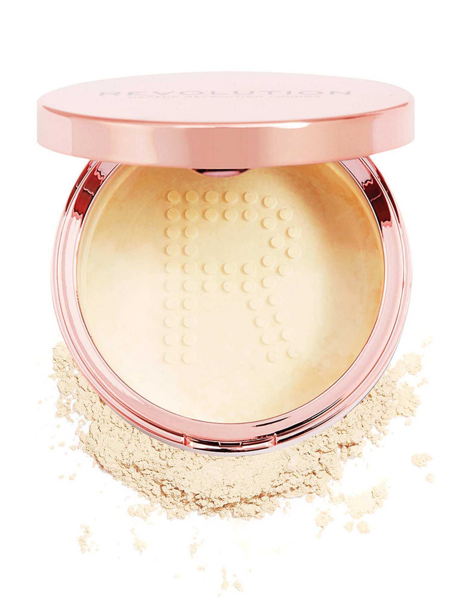 Makeup Revolution Conceal & Fix Light Yellow Loose Setting Powder - 13 gm