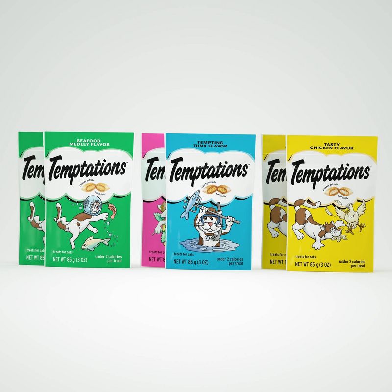Temptations Feline Favorites Cat Treats - 6pk