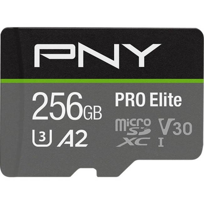 PNY PRO Elite 256GB microSDXC Flash Memory Card PSDU256V32100PROGE