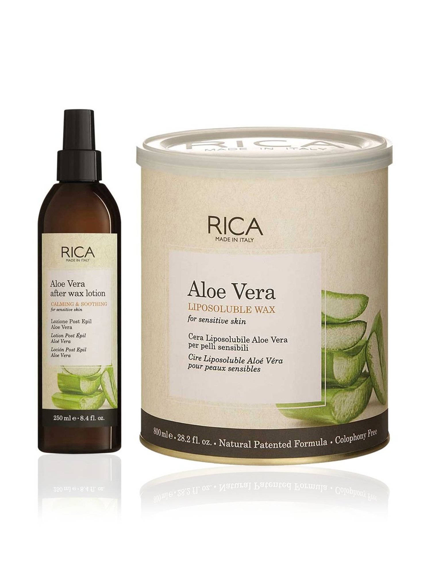 Rica Aloe Vera Wax & Lotion Combo