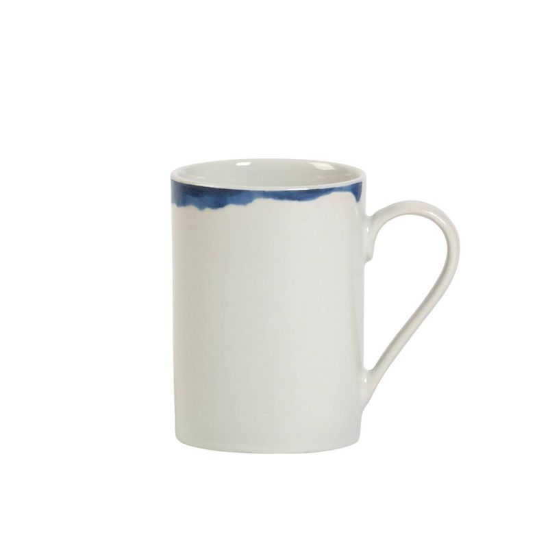 16pc Porcelain Marshall Dinnerware Set White - Elama