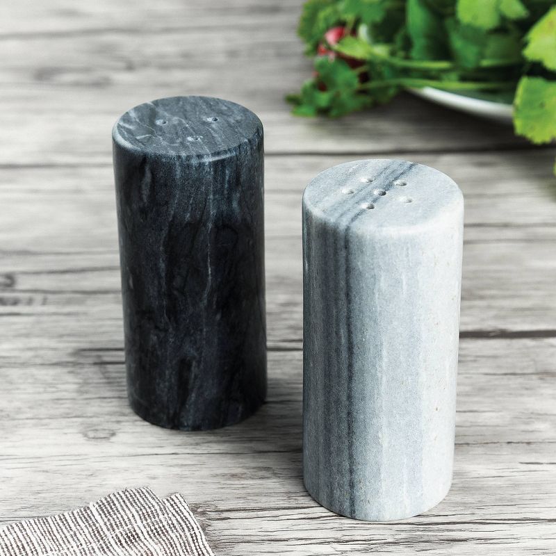 2pc Marble Salt and Pepper Shaker Set - Fox Run