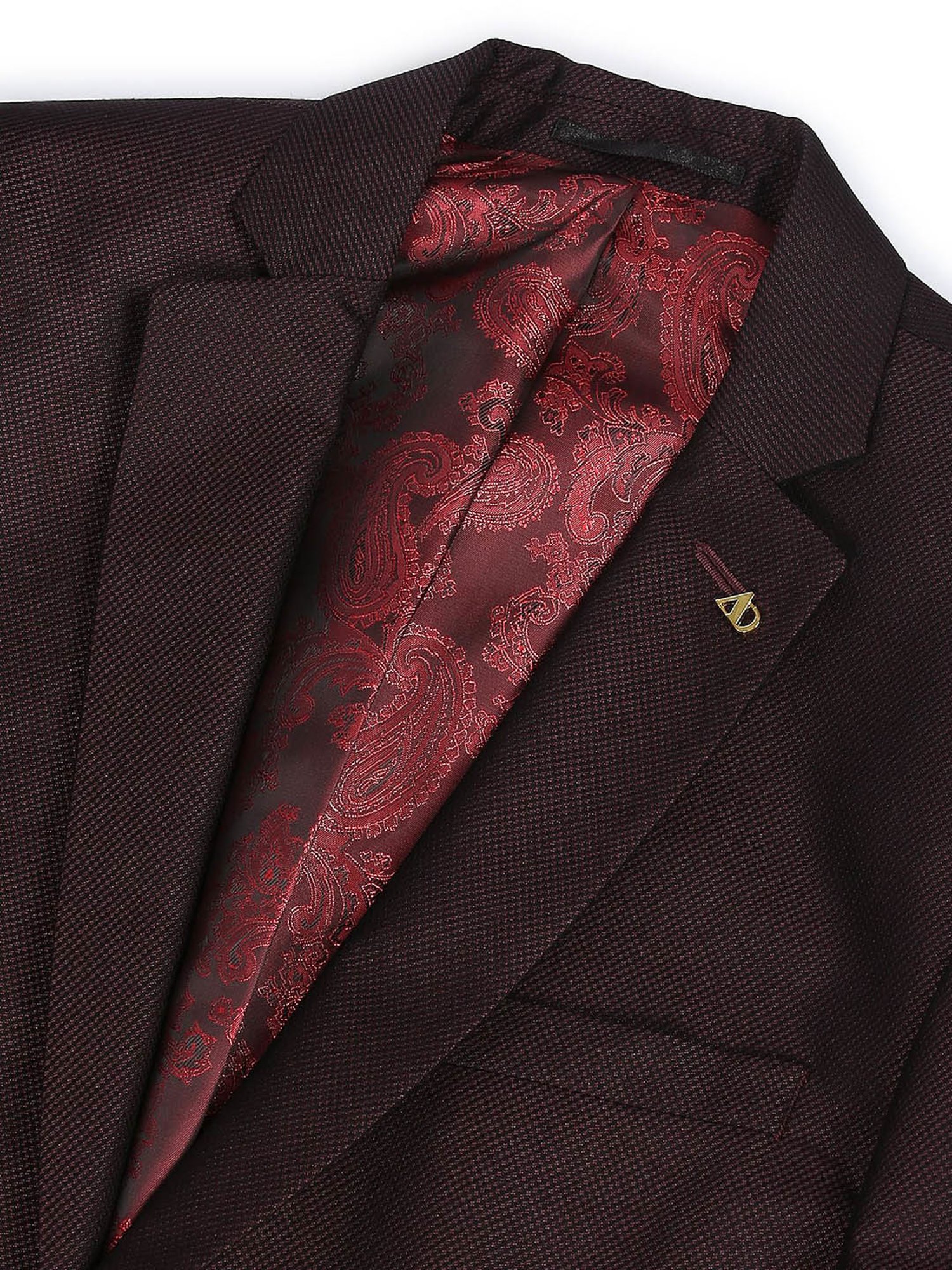 Parx Black Regular Fit Two Piece Suit