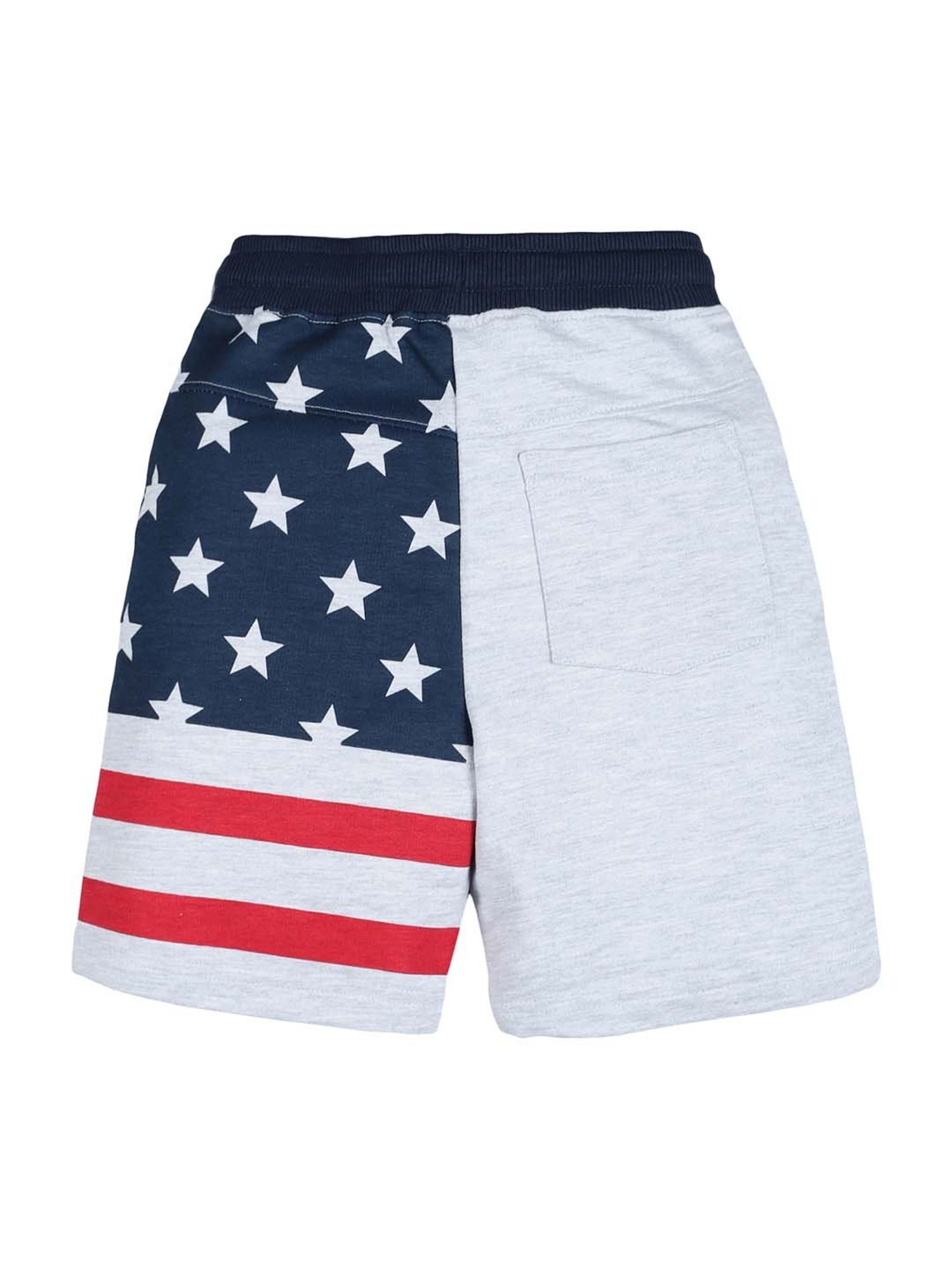 Plum Tree Kids Red & Grey Cotton Printed T-Shirts & Short Set