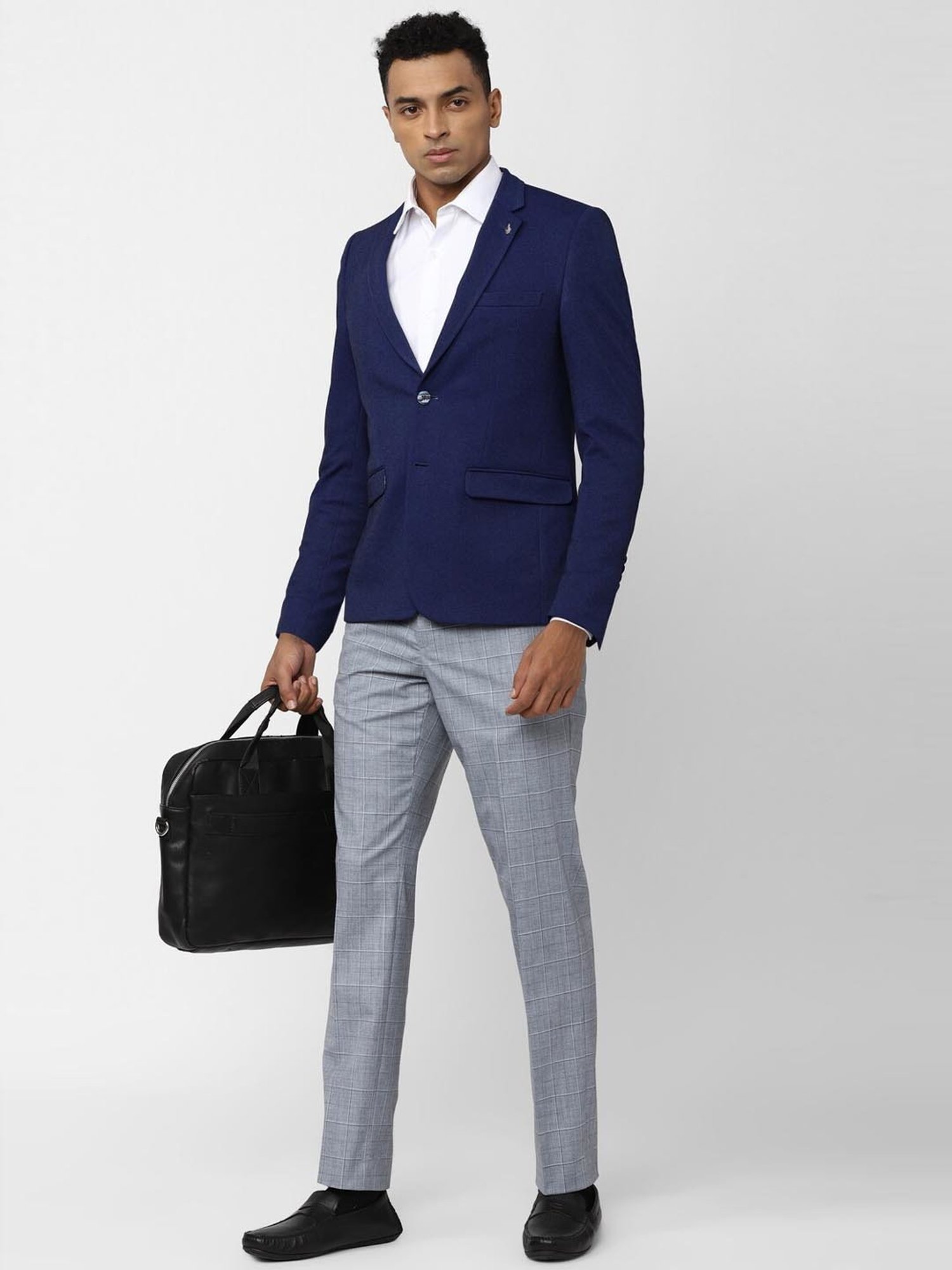 Van Heusen Mid Navy Slim Fit Blazer