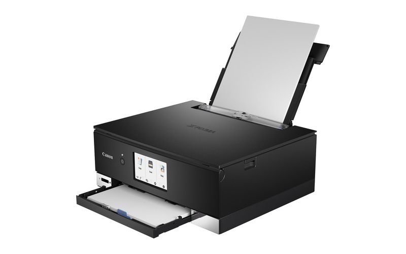 Canon PIXMA TS TS8320 Black Inkjet Multifunction Printer - Color - Copier/Printer/Scanner - 4800 x 1200 dpi Print - Automatic Duplex Print