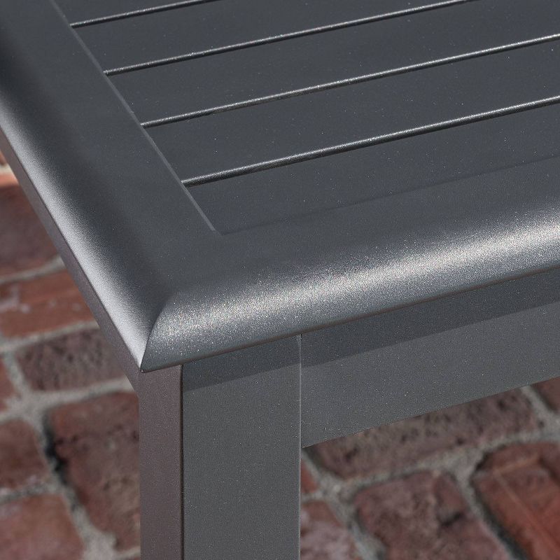 Dawson 7pc Aluminum Patio Dining Set with Extension Table - Hanover