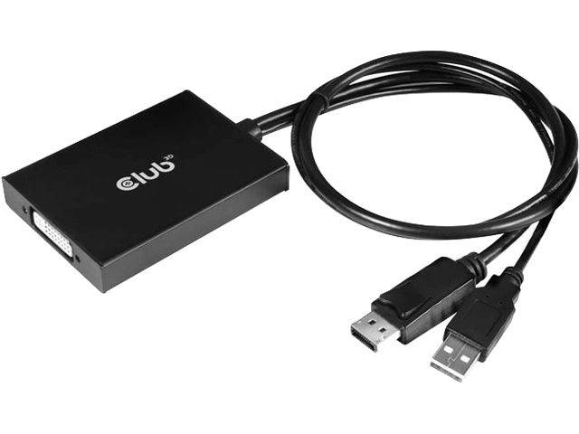 Club 3D Displayport To Dual Link Dvi-I Active Adapter