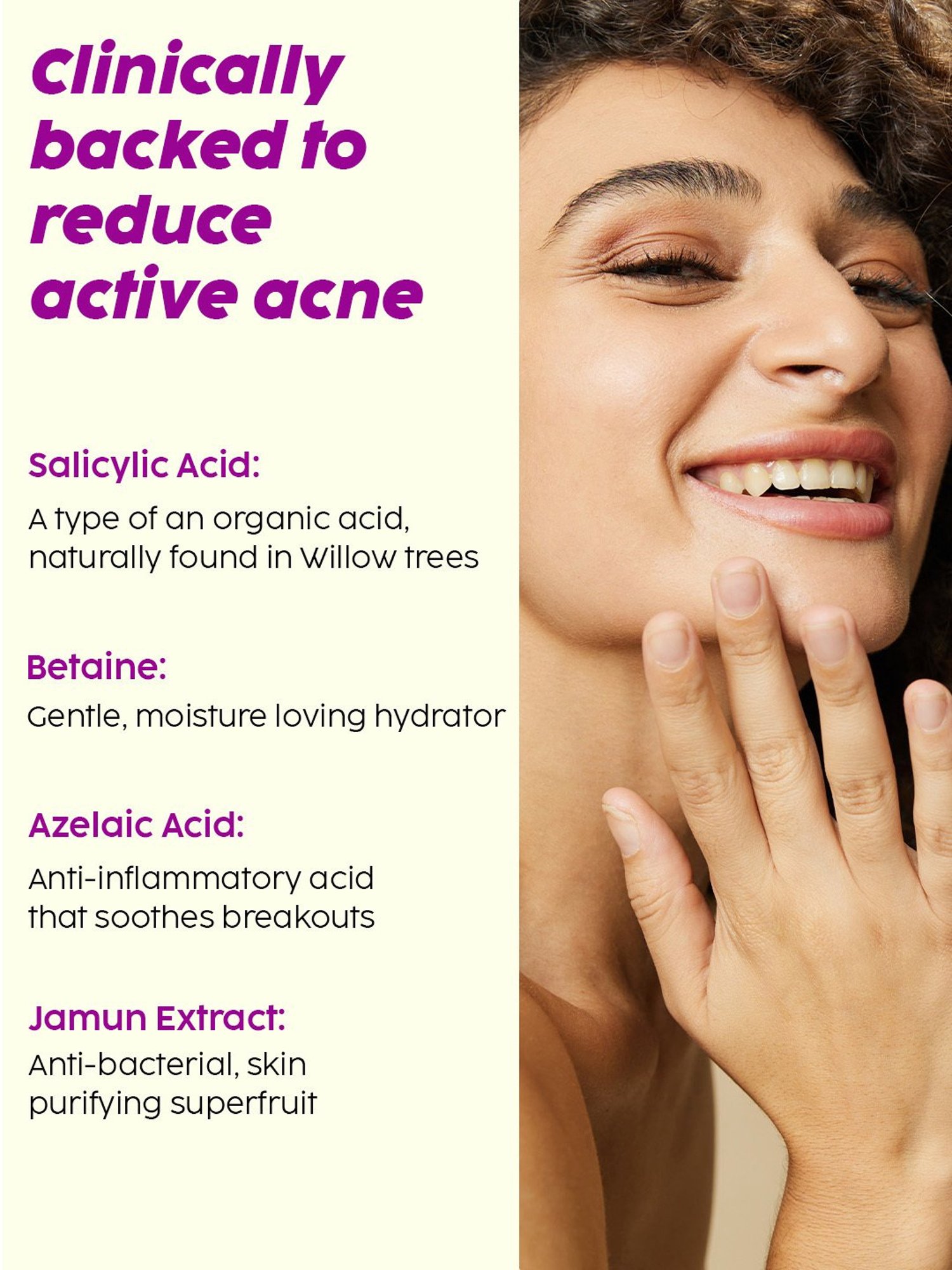 PLIX THE PLANT FIX Jamun Active Acne Juicy Cleanser - 100 ml