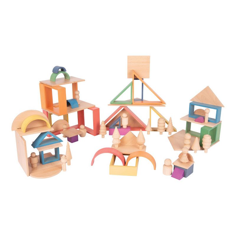 Learning Advantage Natural Wood Figures - 10 Pieces
