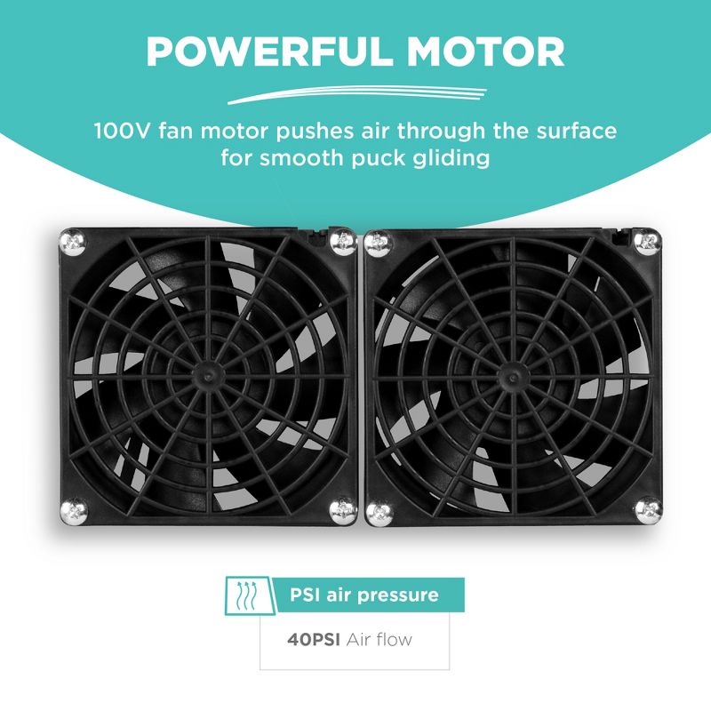 Sunnydaze Indoor Replacement Durable Plastic Electronic Rechargeable Hover Air Hockey Puck - 2" - Red and Black - 2pk