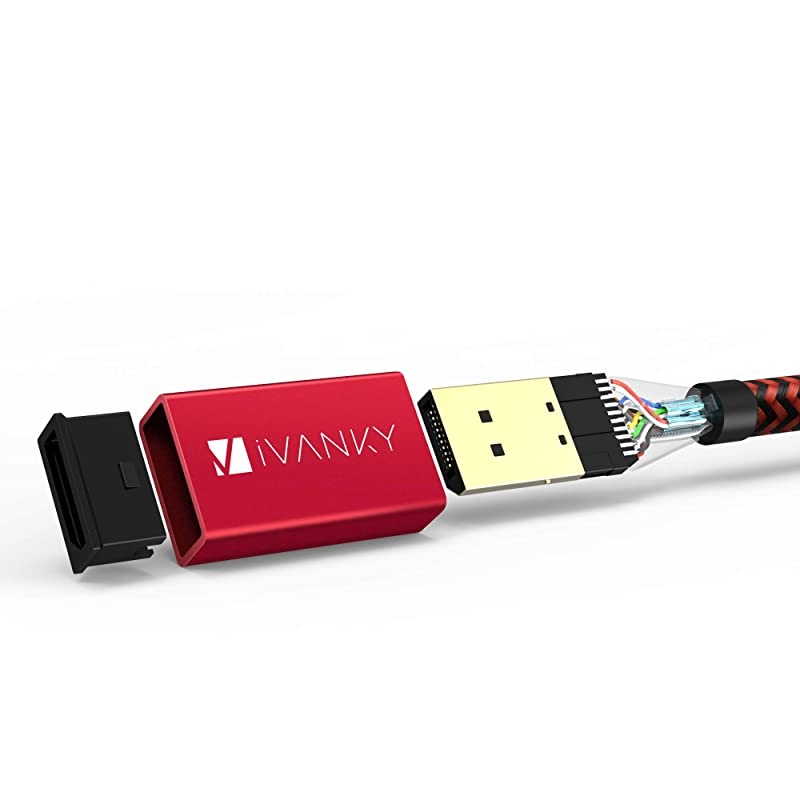 to AV Converter to RCAto AV 1080P to 3RCA CVBS AV Composite Video Audio Converter Adapter Supports PALNTSC with USB Charge Cable for PC Laptop HDTV DVD to AV Black