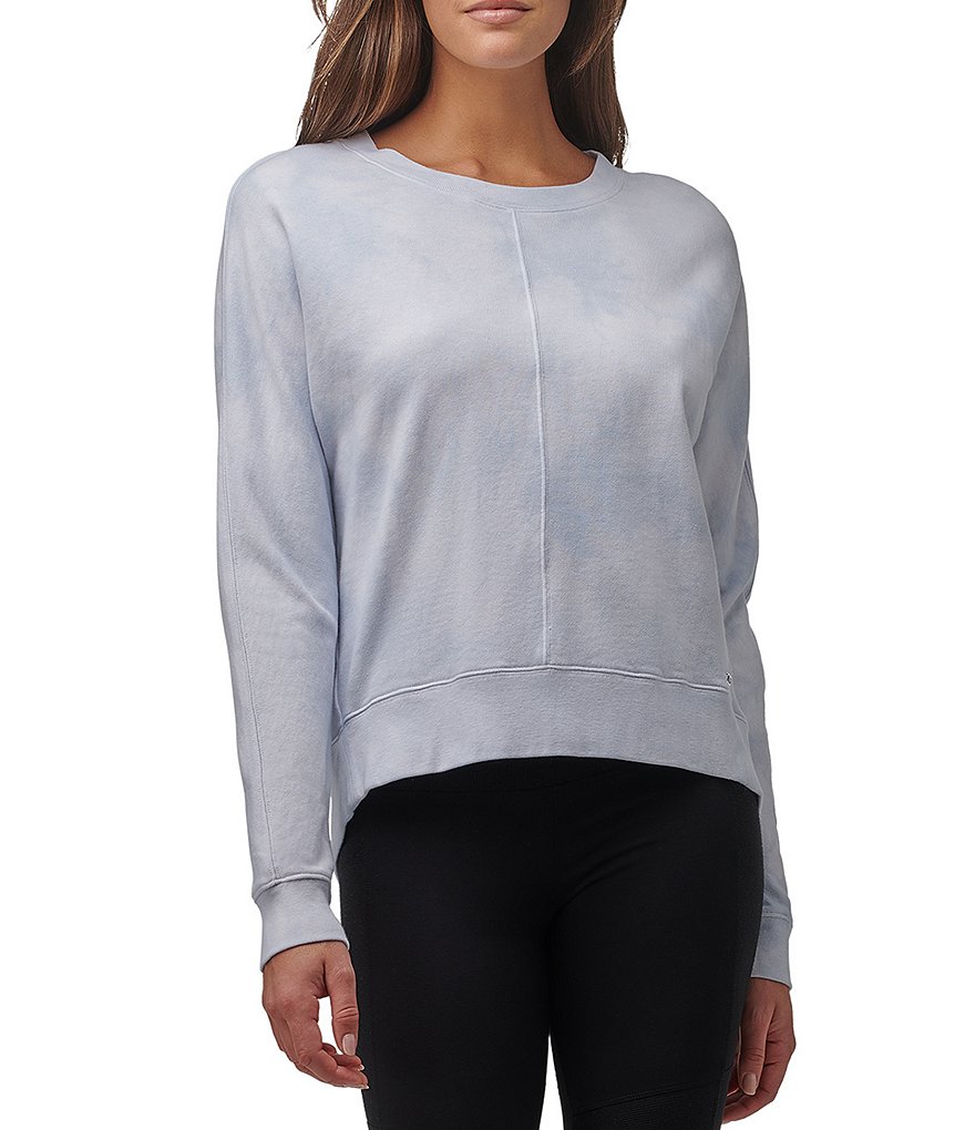 Karen Kane Short Sleeve Tie-Dye Hoodie