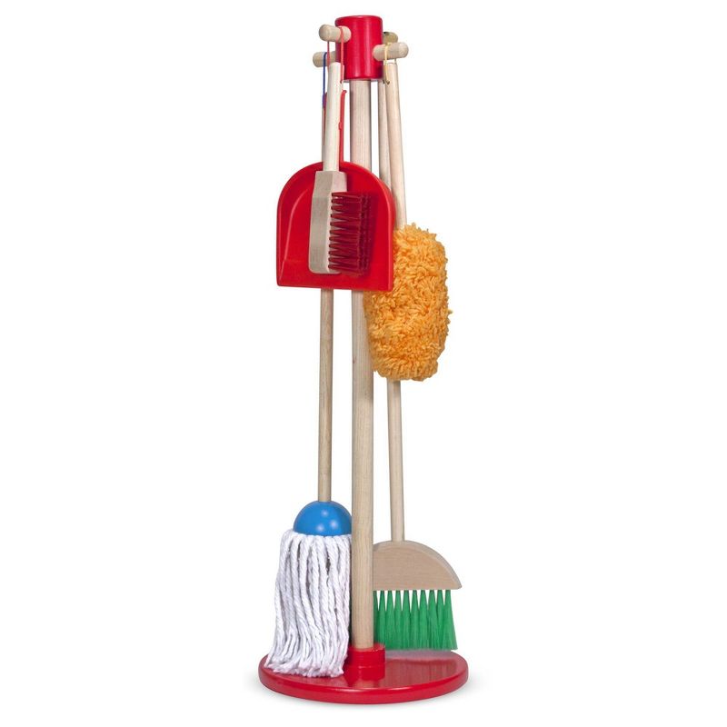 Melissa & Doug Let's Play House! Dust, Sweep & Mop 6pc Set