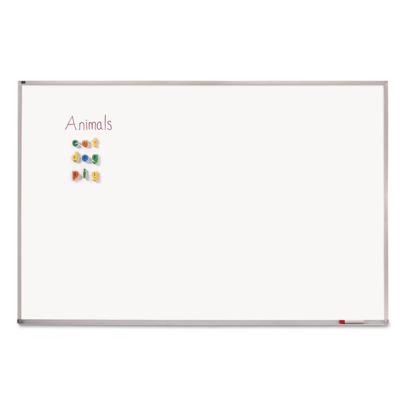 Quartet Porcelain Magnetic Whiteboard 72 x 48 Aluminum Frame PPA406