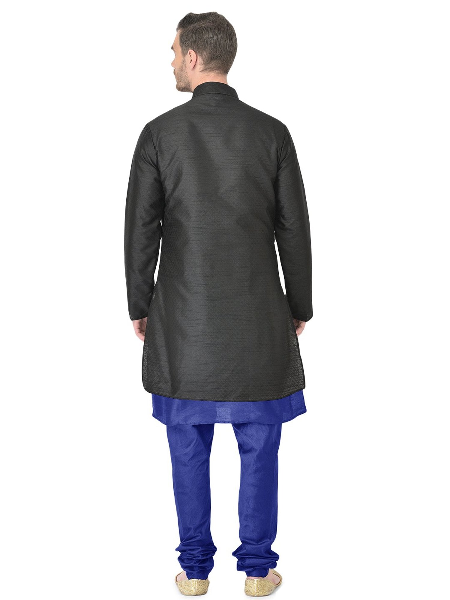 SG RAJASAHAB Multi Regular Fit Self Pattern Kurta Set