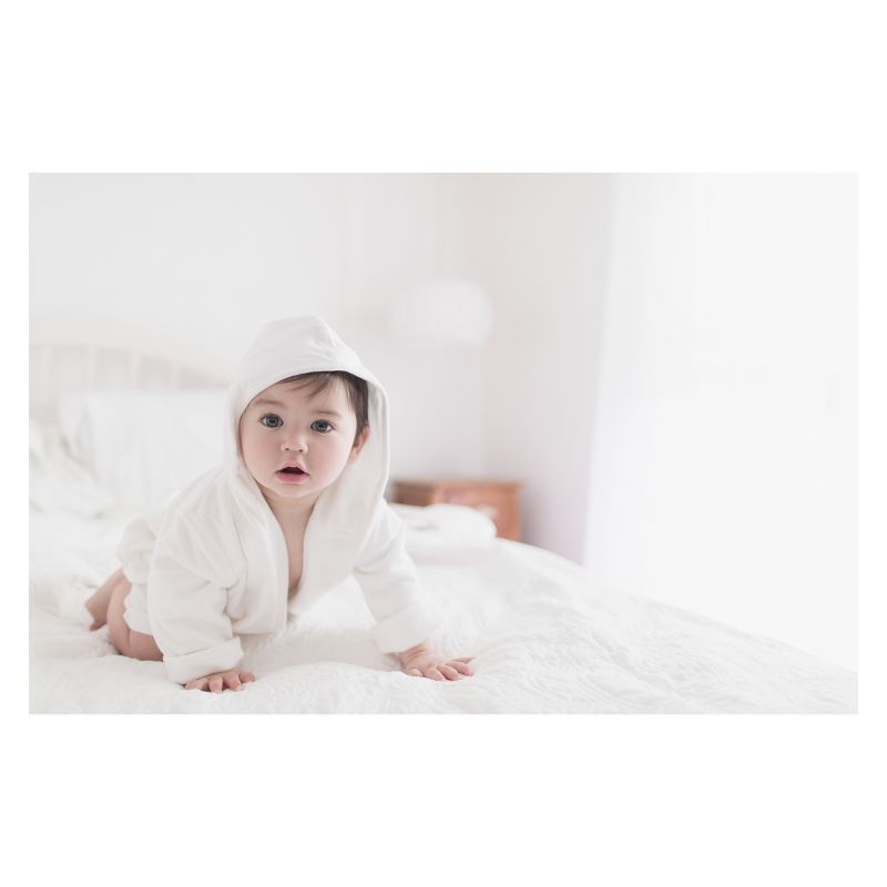 Burt's Bees Baby® Organic Cotton Hooded Towel - Cloud