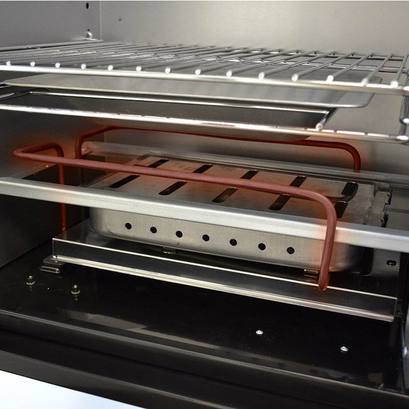 Smoke Hollow 36" Digital Electric Portable Backyard BBQ Smoker w/ Window, Black