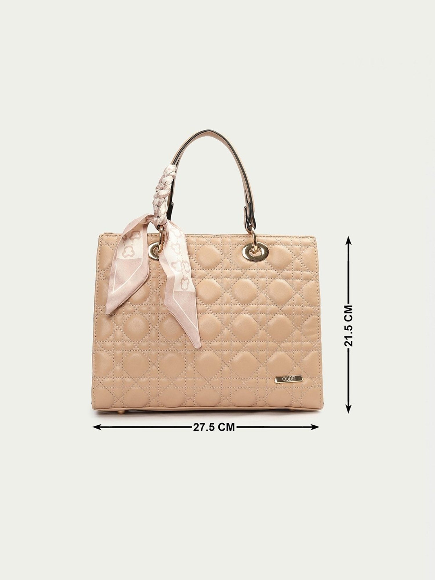 Code by Lifestyle Pink Textured Handbag