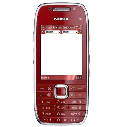 Nokia E75 50MB (No CDMA, GSM only) Factory Unlocked 3G Smartphone - Red