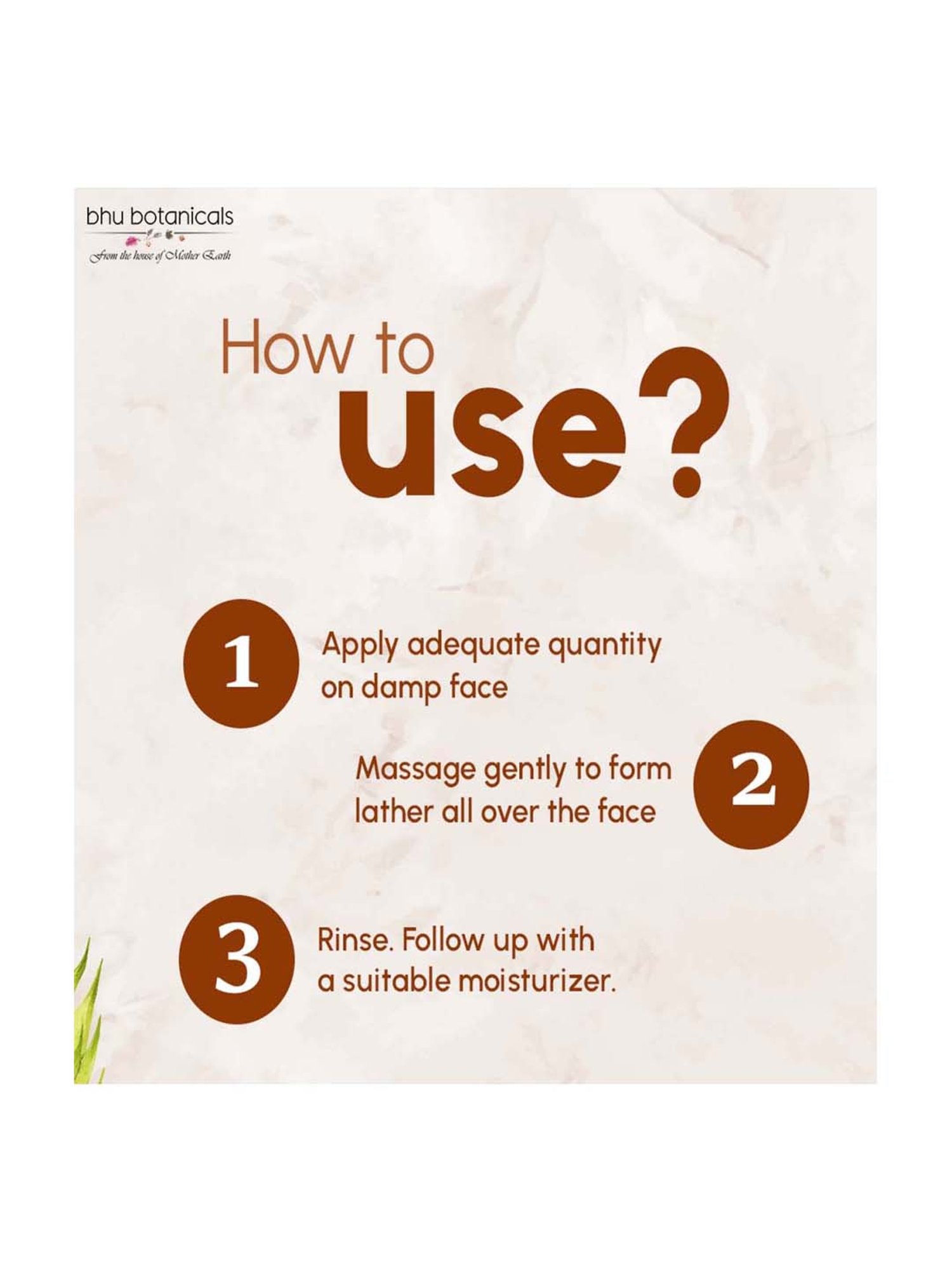 bhu botanicals Cream Cleanser - 100 ml