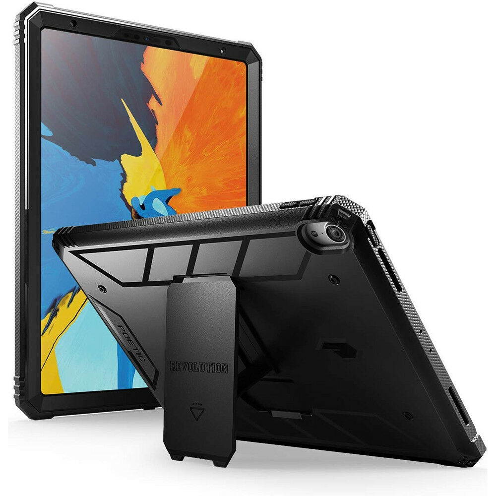 For iPad Pro 11 | Poetic [Screen Shield] Shockproof Hard Cover Case Black