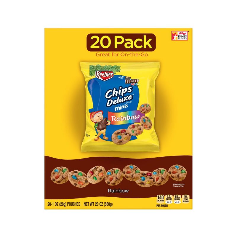 Chips Deluxe Mini Rainbow Cookies - 1oz - 20ct - Keebler